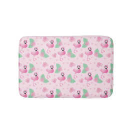 Tapete De Banheiro Flamingo Tropical Flamingo Bird Patterers Rosas cl