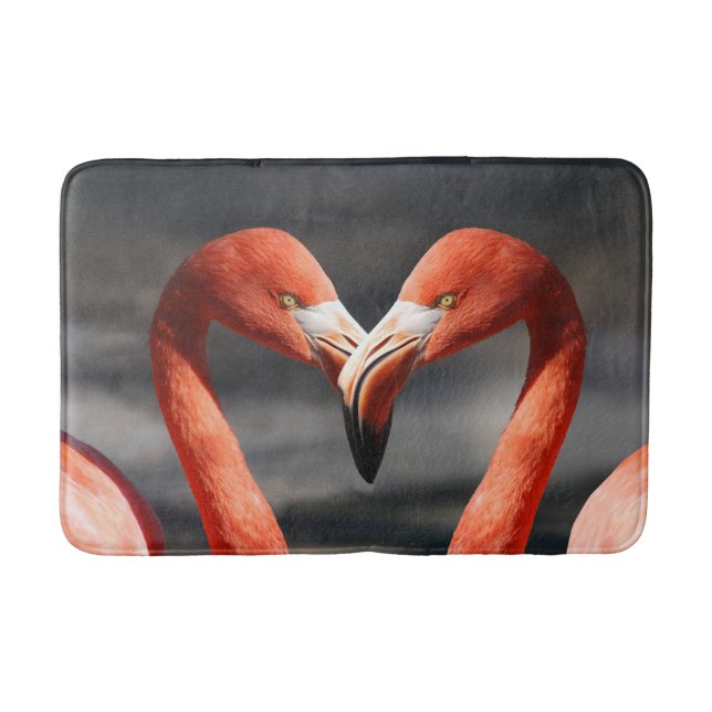 Tapete De Banheiro Flamingoes no Amor (Frente)