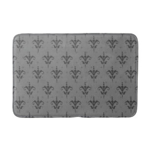Tapete De Banheiro Fleur De Lis - Roxo ou Cinza