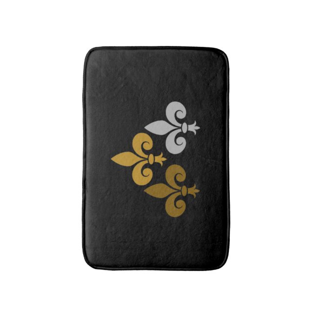 Tapete De Banheiro Fleur de Lys Bath Mat (Frente Vertical)