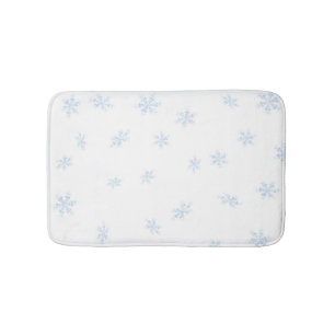 Tapete De Banheiro Flocos de neve