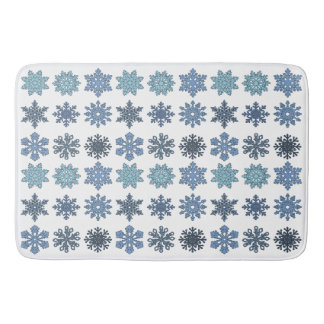 Tapete De Banheiro Flocos de neve