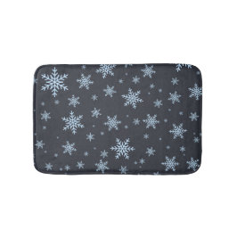 Tapete De Banheiro Flocos de neve