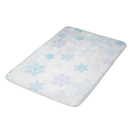 Tapete De Banheiro Flocos de neve