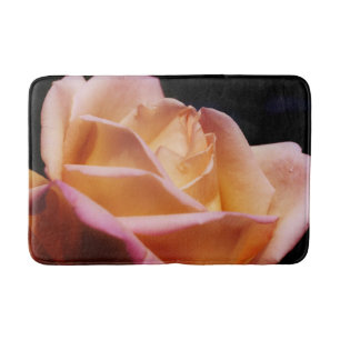 Tapete De Banheiro Flor Amarelo de Rosebud inclinado