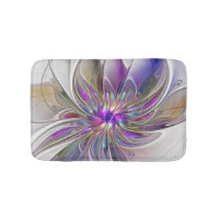 Flor de Arte Abstrato, Enérgica e Colorida