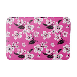TAPETE DE BANHEIRO FLOR DE CEREJEIRA - SAKURA (ROSA)