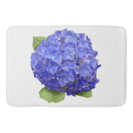 Tapete De Banheiro Flor de Hydrangea Azul