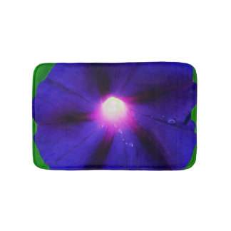 Tapete De Banheiro Flor de Ipoméia Roxa