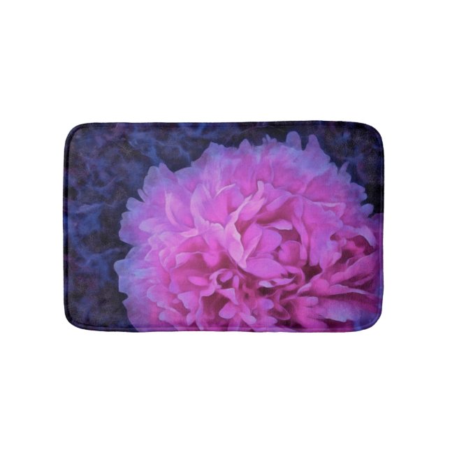 Tapete De Banheiro Flor de Peony Lush Rosa (frente)