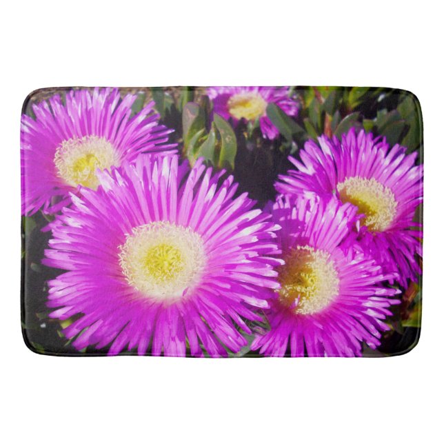 Tapete De Banheiro Flor rosa Aussie Rambler Pigface, Bathmat (Frente)