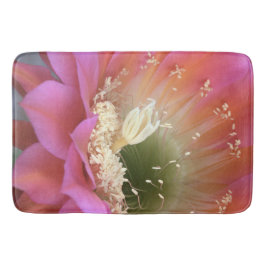 Tapete De Banheiro Flor rosa de Cactus no deserto