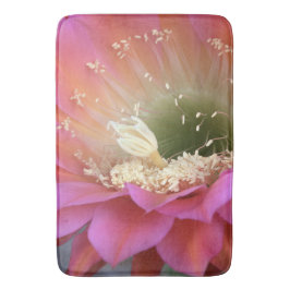 Tapete De Banheiro Flor rosa de Cactus no deserto