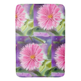 Tapete De Banheiro Flor Roxo