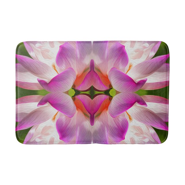 Tapete De Banheiro FLOR RÚPIDO - Arte Fractal - (Frente)
