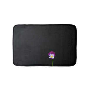 Tapete De Banheiro Flor violeta bmm