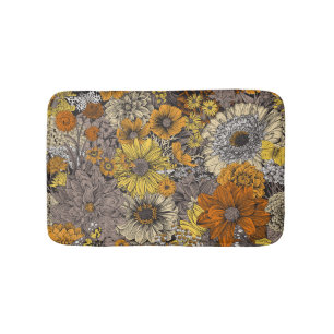 Tapete De Banheiro Flora & Fauna do outono: 70 Retro