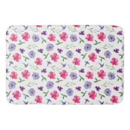 Tapete De Banheiro Floral