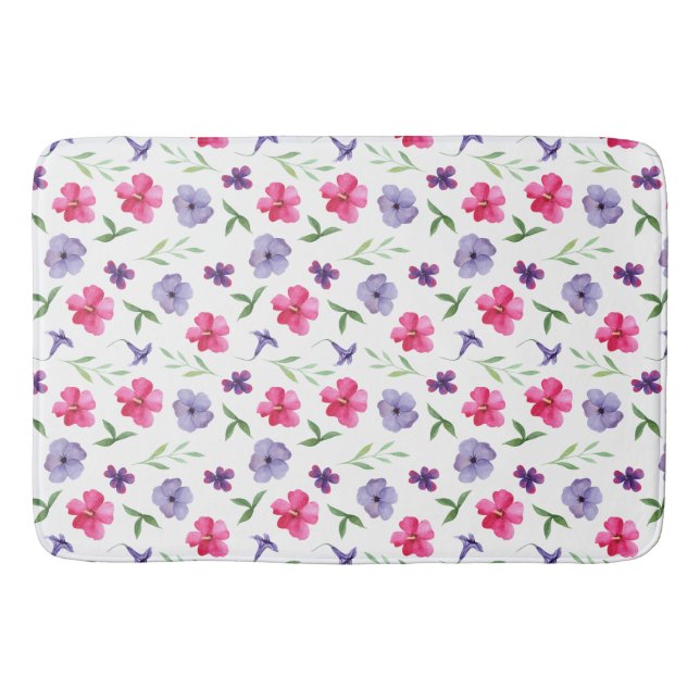 Tapete De Banheiro Floral (Frente)