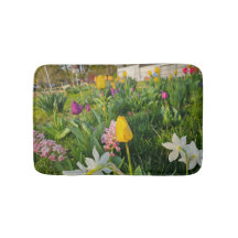 Floral Bath Mat
