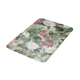 Tapete De Banheiro Floral estética