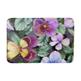 Tapete De Banheiro Floral estético