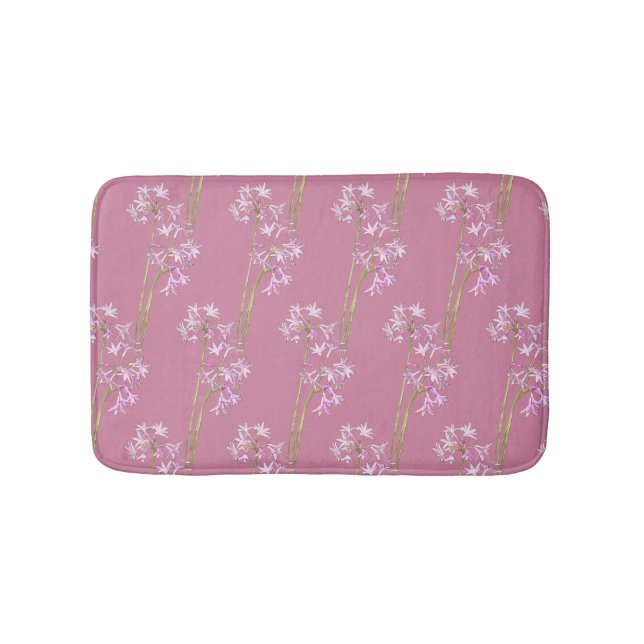 Tapete De Banheiro Floral Pink,  (frente)