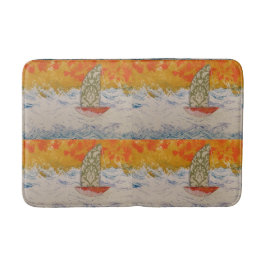 Tapete De Banheiro Floral Sail Bath Mat