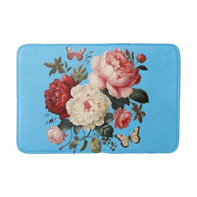 Tapete De Banheiro floreado (Frente)