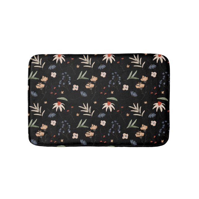 Tapete De Banheiro Flores aquáticas simples 1 (frente)