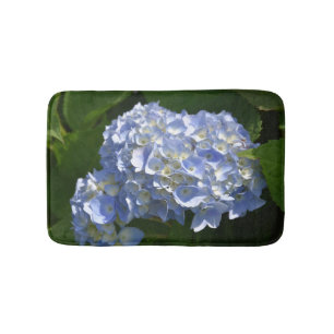 Tapete De Banheiro Flores Bonito Azuis de Hipoteca