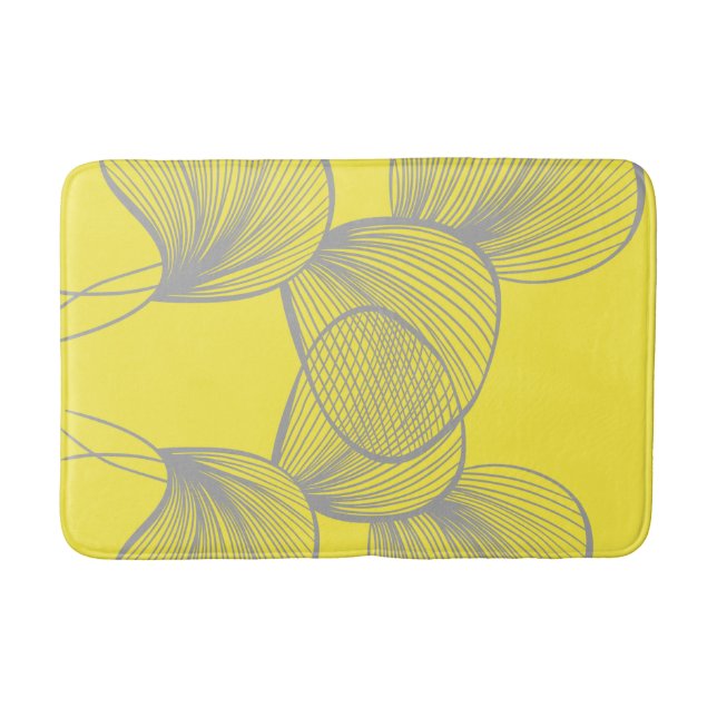 Tapete De Banheiro Flores, cor do notebook anual (Frente)