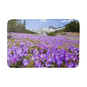 Tapete De Banheiro Flores Crocus Pirin Mountain Park Bulgária