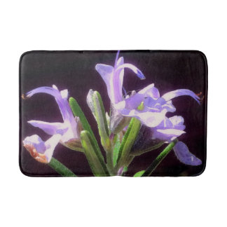 Tapete De Banheiro Flores de Alecrim