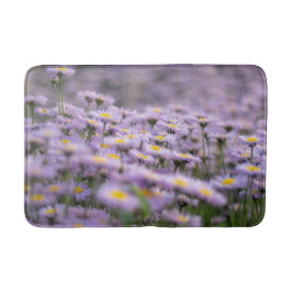 Tapete De Banheiro Flores de Aster Roxo
