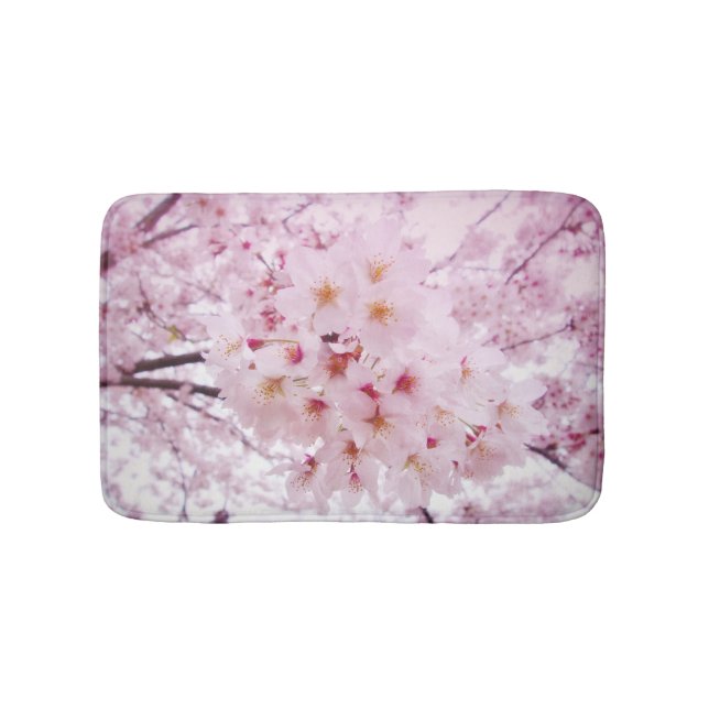 Tapete De Banheiro flores de cerejeira Sakura (frente)