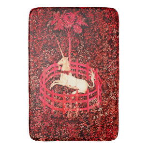 TAPETE DE BANHEIRO FLORES DE FANTASIA UNICORN GOTIC, MÓTICAS FLORAIS