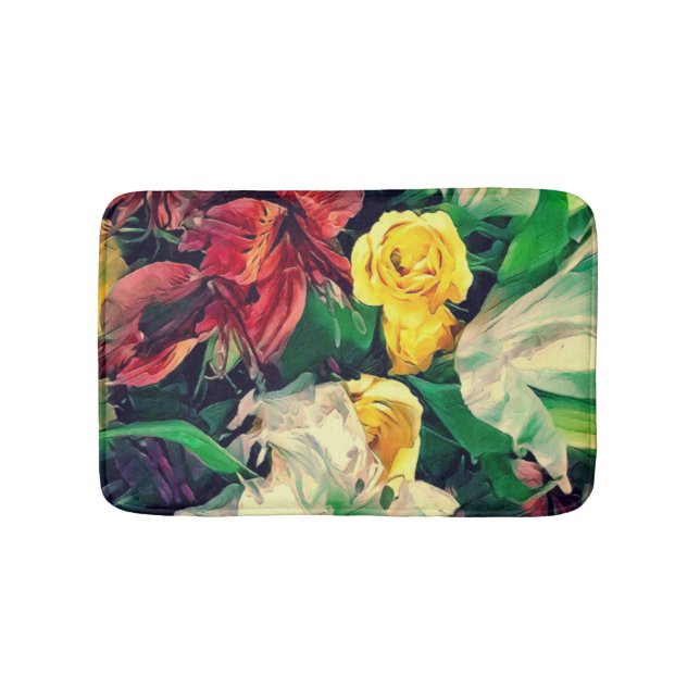 Tapete De Banheiro Flores De Manhã (frente)
