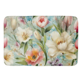 Tapete De Banheiro Flores de primavera no Estilo do Impressionismo