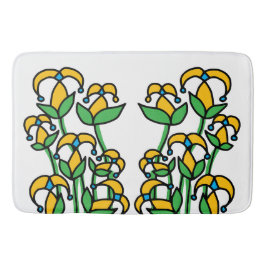 Tapete De Banheiro Flores de primavera Whimsical 41