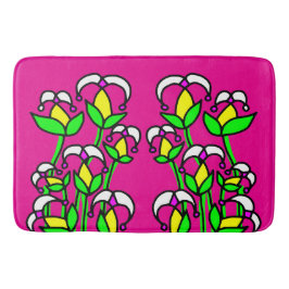 Tapete De Banheiro Flores de primavera Whimsical 41