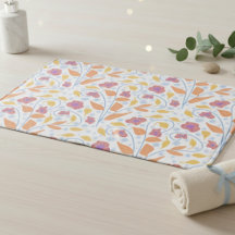 Flores e Folhas Pastel Ilustradas