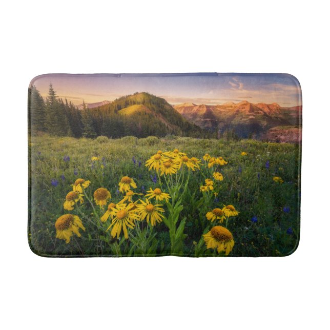 Tapete De Banheiro Flores | Mountain Meadow Brested Colorado (Frente)