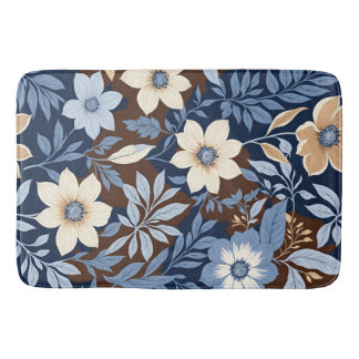 Tapete De Banheiro Flores Para os Seus Blues