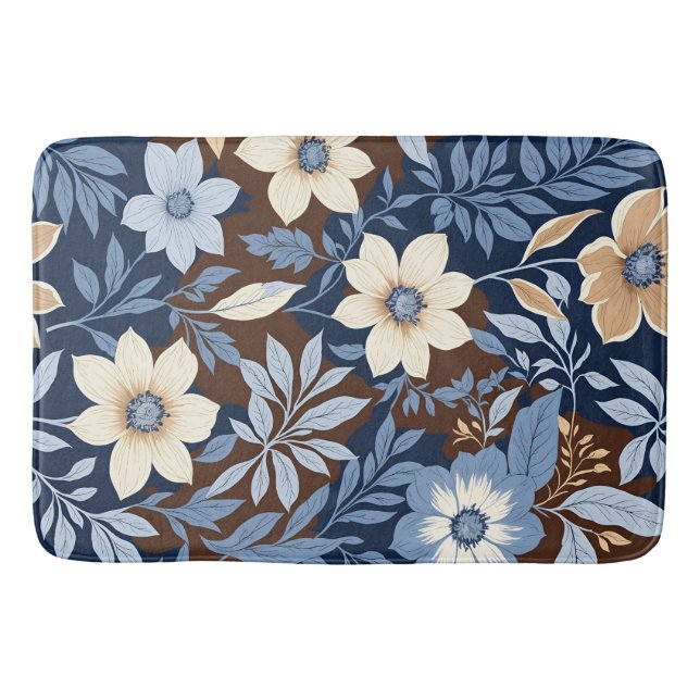 Tapete De Banheiro Flores Para os Seus Blues (Frente)