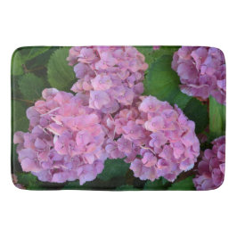 Tapete De Banheiro Flores rosa pastel Hortensia hydrangea