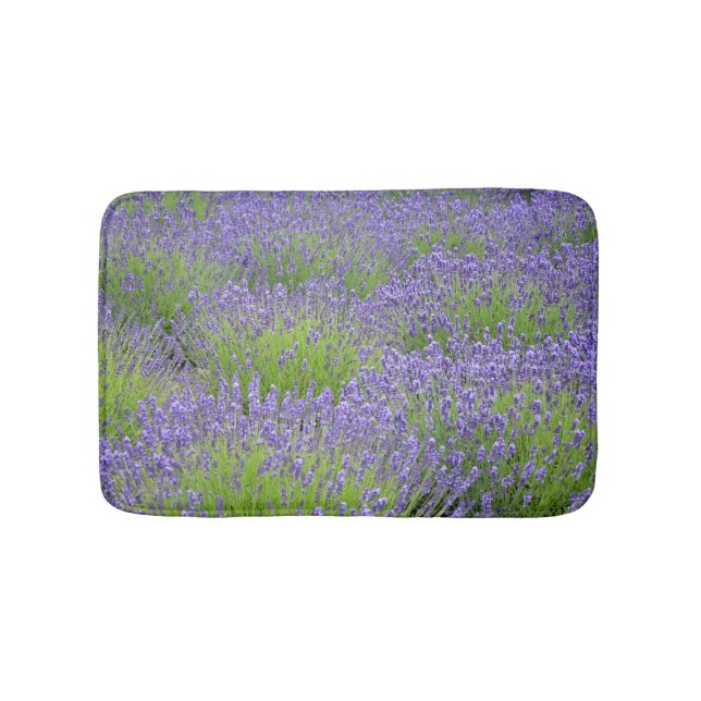 Tapete De Banheiro Flores roxas da lavanda (frente)