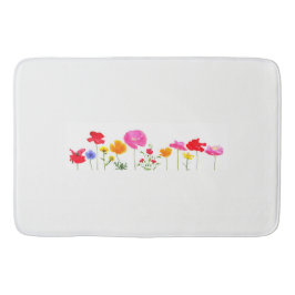 Tapete De Banheiro flores selvagens do prado