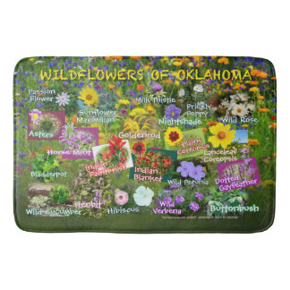 tapete de banheiro flores silvestres 26