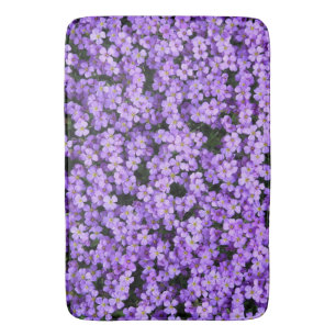 Tapete De Banheiro Flores Violetas -